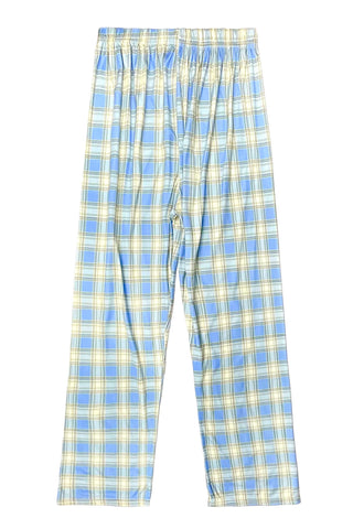 Plaid Check Pattern Pants