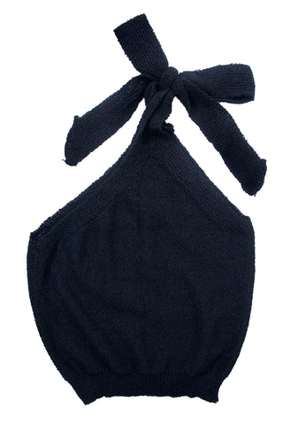 One shoulder bow crop top