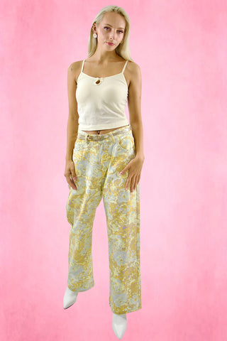 Ribbon padded crop top