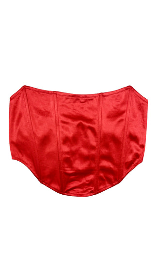 Shiny Corset Crop top