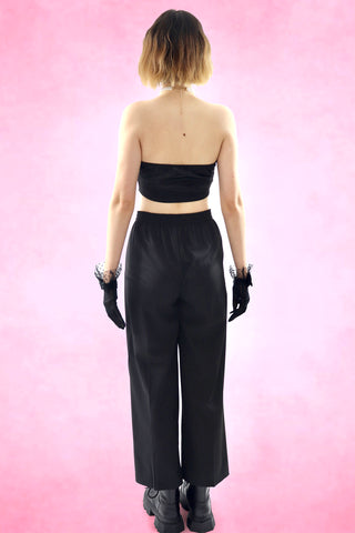 Shiny Corset Crop top