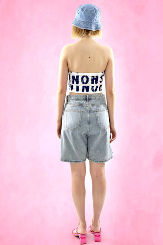 Graphic Pattern Tube Top