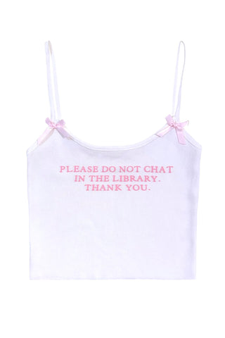 Library Crop Top
