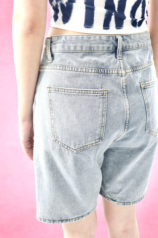 Denim Wrap Skort