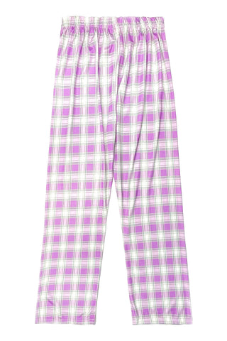 Plaid Check Pattern Pants