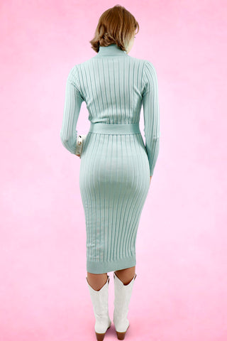 Midi Turtleneck Dress