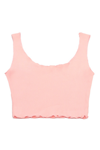 Rib Knit Super Crop Top