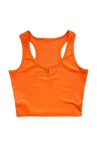 58 Racerback Crop Tank Top