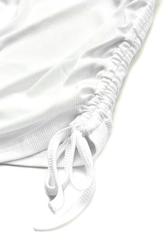 Ruched bodycon  Mini Skirt
