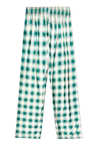 Plaid Check Pattern Pants