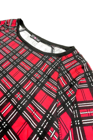 Plaid Pattern Crop Top