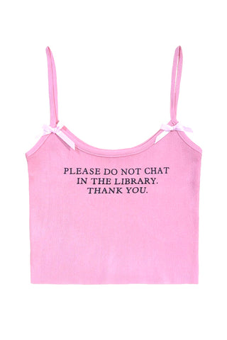 Library Crop Top