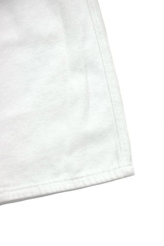 White long denim pants