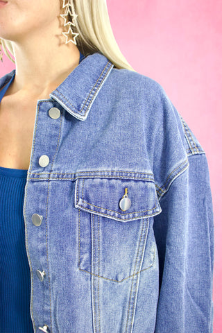 Cropped Denim Jacket