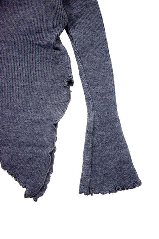 Flower Off Shoulder Sweater