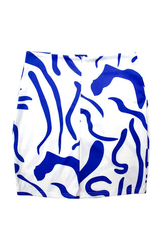 Retro Printed Mini Skirt