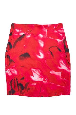 Retro Printed Mini Skirt