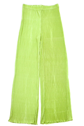 Pleated Straight Long Pants