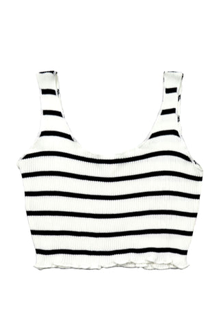 Rib Knit Super Crop Top