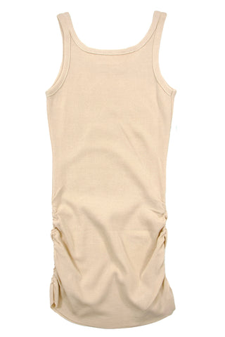 Gather skirt tank dress