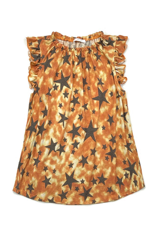 Star Ruffle Tank Top