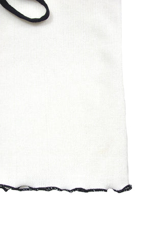 V-Neck Bow Crop Top