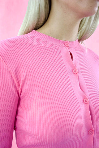 Feather trim Cardigan