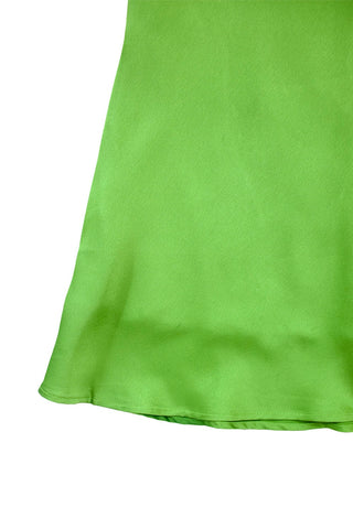 Ribbon Satin Midi Dress