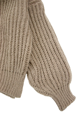 Boat Neck Cropped Pullover Sweater