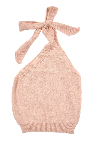 One shoulder bow crop top