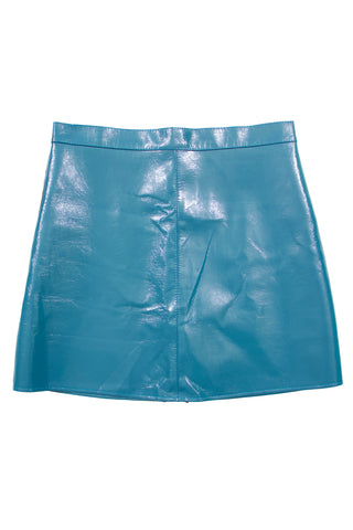 Patent mini Skirt