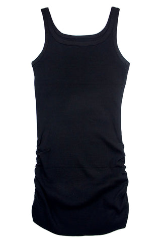 Gather skirt tank dress