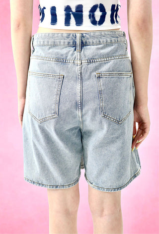 Denim Wrap Skort