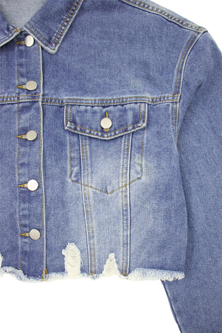 Cropped Denim Jacket