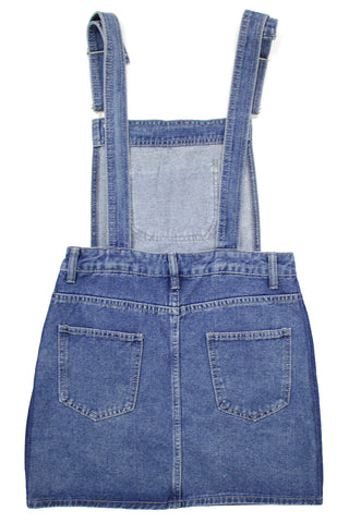 Denim skirt overall