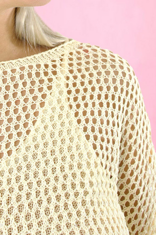 Crochet 3/4 Sleeve Shrug