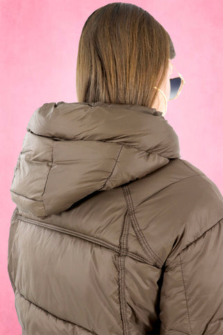 Lightweight Hooded Puffer Jacket