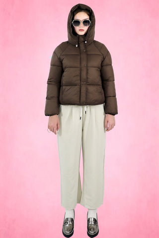 Lightweight Hooded Puffer Jacket
