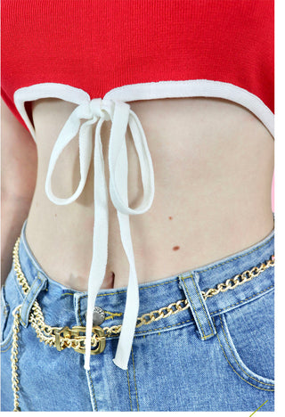 “Sophistication” Halter Crop Top