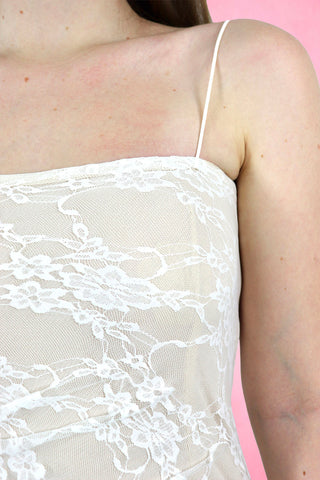 Floral Lace Midi Dress