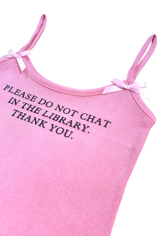Library Crop Top
