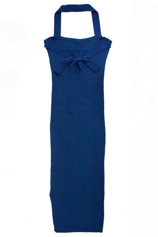 Halter Neck Sheath midi Dress