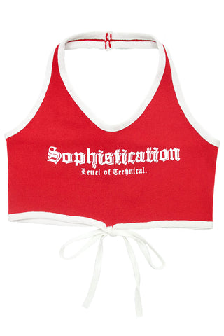 “Sophistication” Halter Crop Top