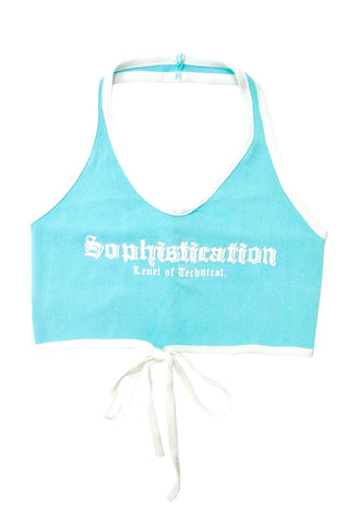 “Sophistication” Halter Crop Top