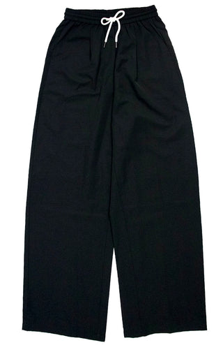 Drawstring Straight Long Pants