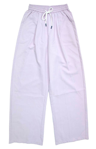Drawstring Straight Long Pants