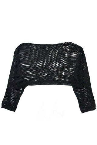 Crochet 3/4 Sleeve Shrug