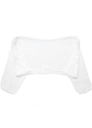 Crochet 3/4 Sleeve Shrug