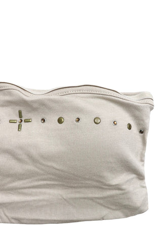 Studded Cross Tube Top Set