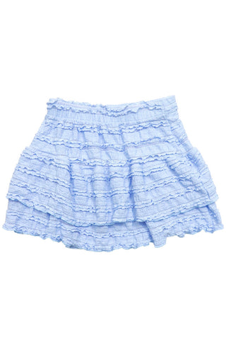 Ruffle Layered Mini Skirt